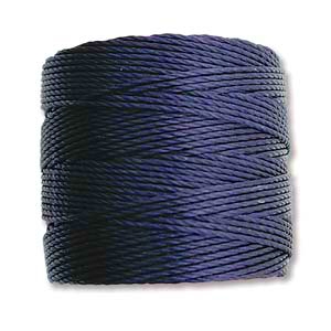 S-Lon (Superlon) Nylon Beading Cord TEX210 - 77 Yards - NAVY BLUE