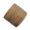 S-Lon (Superlon) Nylon Beading Cord TEX210 - 77 Yards - MEDIUM BROWN