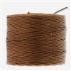 S-Lon (Superlon) Nylon Beading Cord TEX210 - 77 Yards - MILK CHOCOLATE