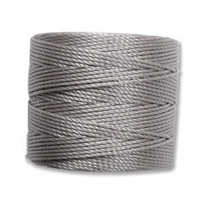 S-Lon (Superlon) Nylon Beading Cord TEX210 - 77 Yards - SILVER