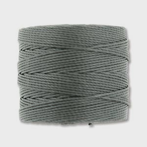 S-Lon (Superlon) Nylon Beading Cord TEX210 - 77 Yards - GUNMETAL GREY