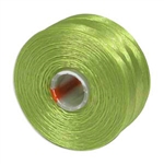 S-Lon (Superlon) Nylon Beading Thread - Size D - TEX45 - 78 Yards - CHARTREUSE