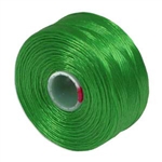 S-Lon (Superlon) Nylon Beading Thread - Size D - TEX45 - 78 Yards - GREEN
