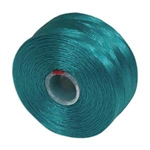 S-Lon (Superlon) Nylon Beading Thread - Size D - TEX45 - 78 Yards - TEAL