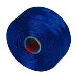 S-Lon (Superlon) Nylon Beading Thread - Size D - TEX45 - 78 Yards - ROYAL BLUE (Discontinued)