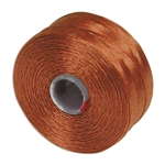 S-Lon (Superlon) Nylon Beading Thread - Size D - TEX45 - 78 Yards - HARVEST ORANGE (Discontinued)