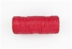 35 Yards of Waxed Polypropylene Artificial Sinew 60LB Test - Red