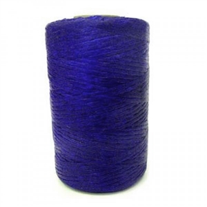272 Yards (8oz) of Waxed Polyester Artificial Sinew - Royal Blue