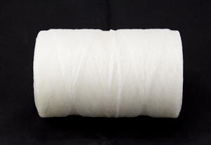 300 Yards of Waxed Polypropylene Artificial Sinew 70LB Test - White