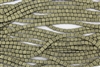CzechMates 6mm Tiles Czech Glass Beads - Antique Gold Metallic Suede T148