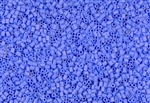#0 Bugle 2mm Japanese Toho Glass Beads - Periwinkle Blue Opaque #48L