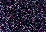 #0 Bugle 2mm Japanese Toho Glass Beads - Higher Metallic Purple Iris #504