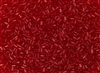 #1 Bugle 3mm Japanese Toho Glass Beads - Ruby Transparent #5B