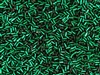 #1 Bugle 3mm Japanese Toho Glass Beads - Emerald Green Silver Lined #36