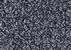 #1 Bugle 3mm Japanese Toho Glass Beads - Gunmetal Metallic Matte #611