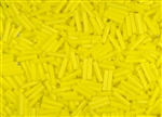 #3 Bugle 9mm Japanese Toho Glass Beads - Bright Yellow Opaque #42