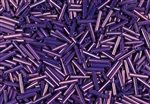 #3 Bugle 9mm Japanese Toho Glass Beads - Deep Purple Metallic #461