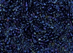1.5mm Japanese Toho Cube Beads - Navy Blue Iris Metallic #82