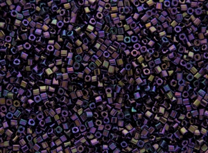1.5mm Japanese Toho Cube Beads - Purple Iris Metallic #85