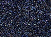 1.5mm Japanese Toho Cube Beads - Jet Black Iris Metallic #86