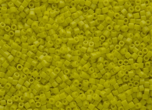 2mm Japanese Toho Cube Beads - Yellow Opaque #42