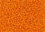 2mm Japanese Toho Cube Beads - Cantaloupe Light Orange Opaque #42D