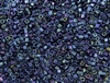 2mm Japanese Toho Cube Beads - Navy Blue Iris Metallic #82