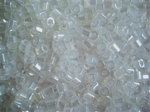 2mm Japanese Toho Cube Beads - White Ceylon Pearl #141