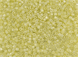 2mm Japanese Toho Cube Beads - Baby Yellow Ceylon Pearl #142