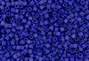 3mm Japanese Toho Cube Beads - Royal Blue Opaque Matte #48F