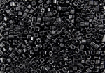 3mm Japanese Toho Cube Beads - Jet Black Opaque #49