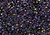 3mm Japanese Toho Cube Beads - Purple Iris Metallic #85