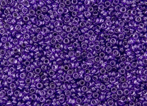 8/0 Demi Round Toho Japanese Seed Beads - Hybrid ColorTrends Transparent Bodacious Purple #YPS0041