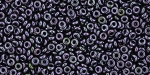 11/0 Demi Round Toho Japanese Seed Beads - Dark Purple Iris Metallic #90