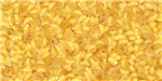 11/0 Demi Round Toho Japanese Seed Beads - Butter Lined Crystal Frosted #961F