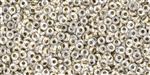 11/0 Demi Round Toho Japanese Seed Beads - Crystal Bronze Lined #989