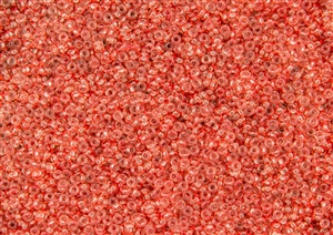 11/0 Demi Round Toho Japanese Seed Beads - Hybrid ColorTrends Transparent Peach Echo #YPS0056