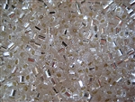 8/0 HEX Japanese Toho Seed Beads - Crystal Silver Lined #21