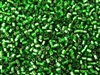 8/0 HEX Japanese Toho Seed Beads - Bright Green Silver Lined #27B
