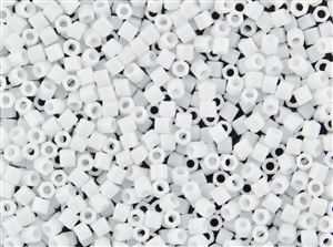 8/0 HEX Japanese Toho Seed Beads - White Opaque #41