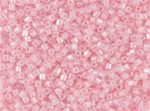 8/0 HEX Japanese Toho Seed Beads - Pink Ceylon Pearl #145