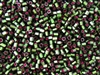 8/0 HEX Japanese Toho Seed Beads - Raspberry Lined Olivine #2204