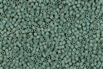 11/0 HEX Japanese Toho Seed Beads - Opaque Pastel Frosted Light Turquoise #1612F