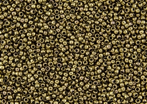 11/0 Takumi Toho Japanese Seed Beads - Dark Gold Bronze Metallic #223