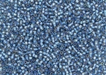 11/0 Takumi Toho Japanese Seed Beads - Blue Lined Crystal #263