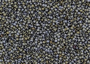 11/0 Takumi Toho Japanese Seed Beads - Iris Grey Metallic Matte #613