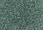 11/0 Takumi Toho Japanese Seed Beads - Subtle Hunter Green Lined Crystal Luster #1070