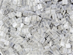 Miyuki Tila 5mm Glass Beads - Transparent Crystal Luster #TL160