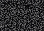 3MM Magatama Toho Japanese Seed Beads - Opaque Jet Black Matte #49F