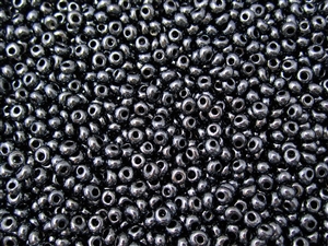 3MM Magatama Toho Japanese Seed Beads - Hematite Metallic #81